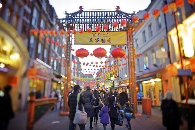 London's Chinatown has over 80 restaurants. Photo: Aurelien