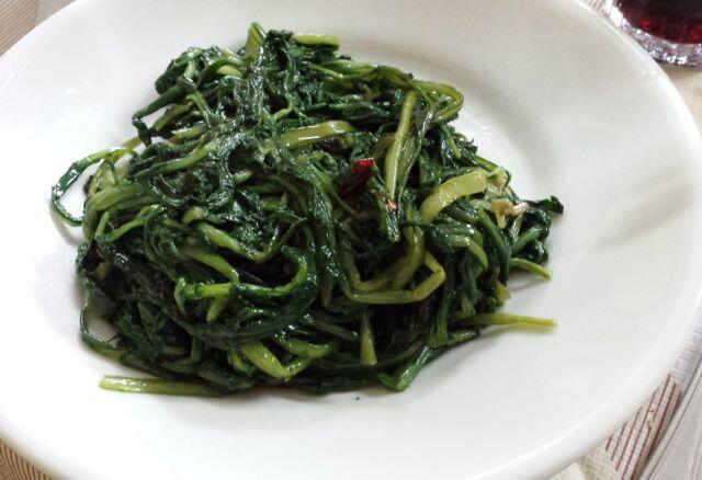 Cicoria ripassata. By Catherine Simes.