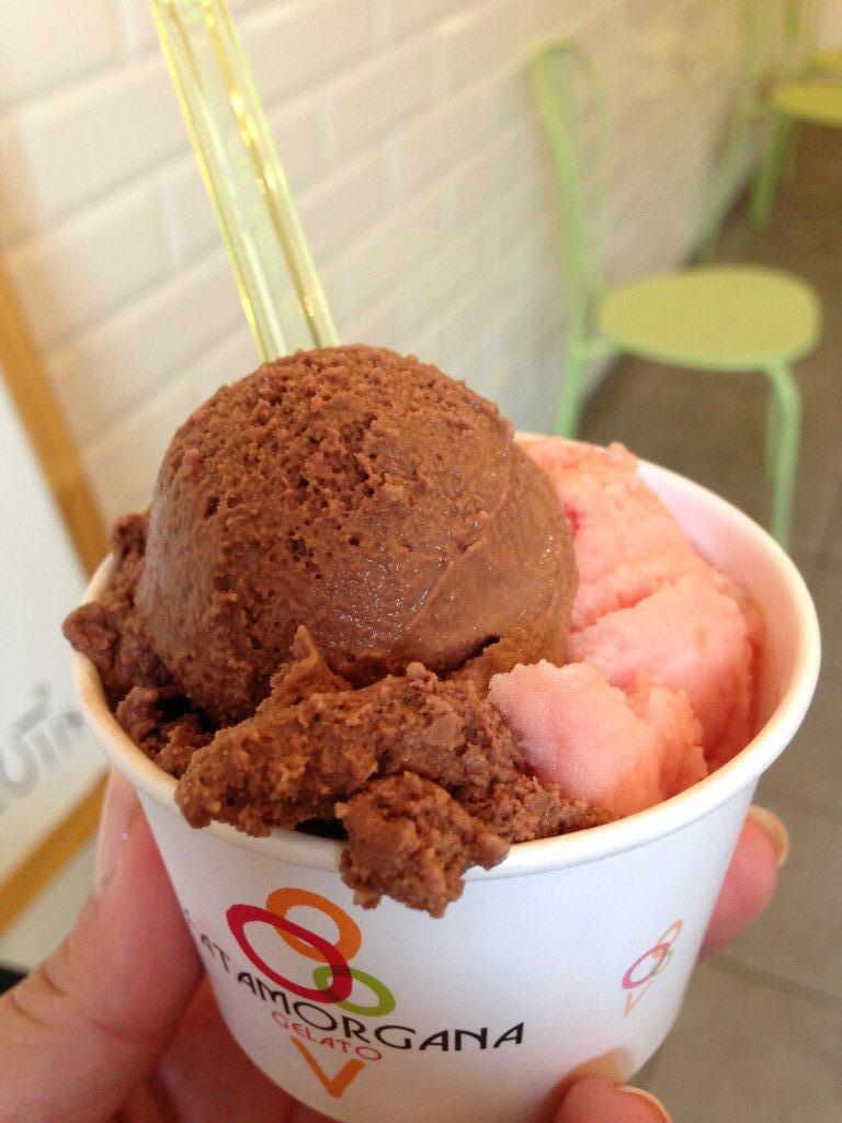 Chocolate gelato, mmm...