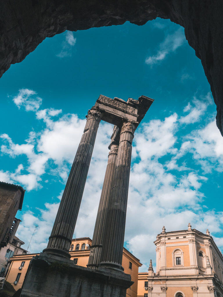 Portico d’Ottavia in Rome
