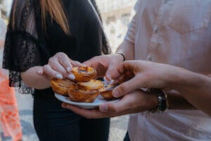 Manteigaria_portion_of_pastéis_de_nata